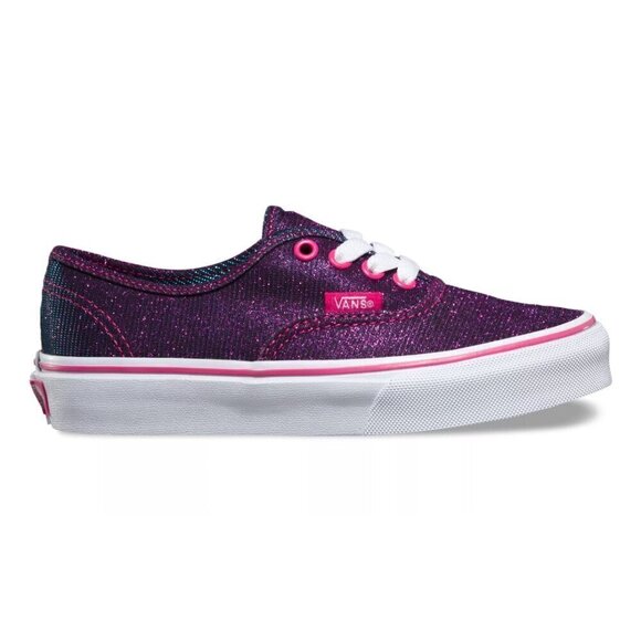 Vans | Authentic Magenta Shimmer Shoes Size 6 - Picture 1 of 10